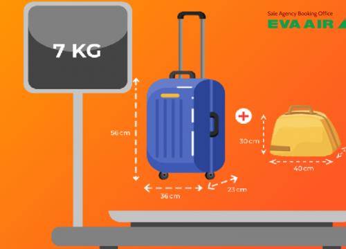 Tính phí hành lý quá cước EVA Air và mẹo tiết kiệm